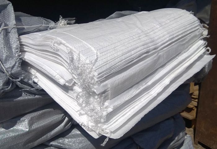 Мішки 56х102 см, 50 кг, 2й сорт, поліпропіленові щільні, Нові