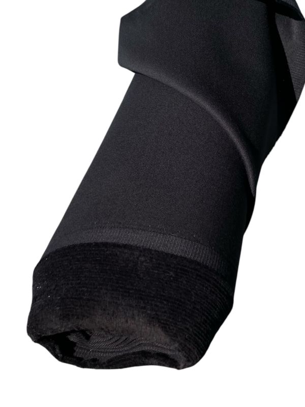 Ткань саржа  №11280 (155см, 220г/м) черная